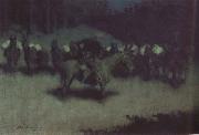Frederic Remington Scare in a Pack Train (mk43) oil painting picture wholesale